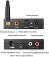 DAC 192KHz Digital till Analog konvertor med bluetooth headphone förstärkare