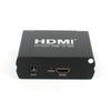 NÖRDIC HDMI to VGA+RL Audio konvertor stöd för HDMI 1.4b och HDCP1.4 svart metal