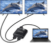 HDMI Splitter 1 till 2 4K 60Hz HDCP2.2 18Gbps HDMI kablar i bilder ingår ej