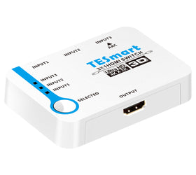 HDMI Switch 3 till 1 stöd för 4K 30Hz Full HD1080P 3D ARC 10,2Gbps
