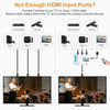 NÖRDIC HDMI 2.0 switch 5 till 1 4K 60Hz 18Gbps 3D UHD YUV 4:4:4 HDCP 2.2 HDR10 LPCM 7.1, Dolby TrueHD and DTS-HD Master Audio