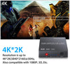 HDMI switch 3 till1 4K30Hz 3D med audio extractor 1xOptisk toslink 1xstereo 3,5mm