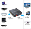HDMI switch 3 till1 4K30Hz 3D med audio extractor 1xOptisk toslink 1xstereo 3,5mm