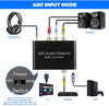 NÖRDIC HDMI ARC audio extractor och digital till analog konvertare DAC omvandlare