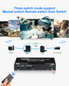 NÖRDIC HDMI Switch 4 till 1 med 7.1 audio extractor ARC SPDIF stereo 3.5mm audio 4K60hz HDCP2.2 3D HDR10 18Gbps