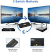 HDMI Switch 2xPC till 4xmonitorer 4K30Hz UHD CEC 3D HDCP1.4 för PC, PS5, Xbox och bärbar