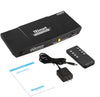 HDMI Switch 2xPC till 4xmonitorer 4K30Hz UHD CEC 3D HDCP1.4 för PC, PS5, Xbox och bärbar