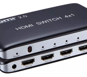 NÖRDIC HDMI 2.0 switch 4 till 1 4K 60Hz 3D UHD HDCP 2.2