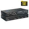HDMI scaler switch 4 till 1 med Multiviewer 4K30hz HDCP1.4
