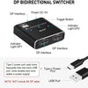 8K30Hz Displayport  switch 2 till 1 och splitter 1 till 2, 4K120hz