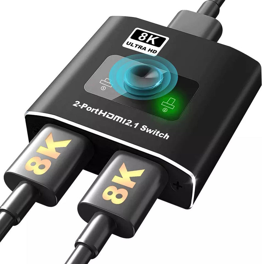 NÖRDIC 8K HDMI Switch 2 till 1 8K60Hz 4K120Hz