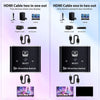8K60Hz HDMI Switch 2 till 1 och splitter 1 till 2 4K120Hz 48Gbps