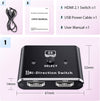 NÖRDIC 8K60Hz HDMI Switch 2 till 1 och splitter 1 till 2 4K120Hz 48Gbps