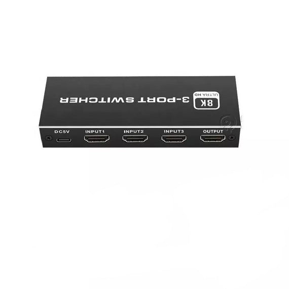 HDMI 2.1 switch 3 till 1 8K60Hz 4K120Hz 48Gbps HDR