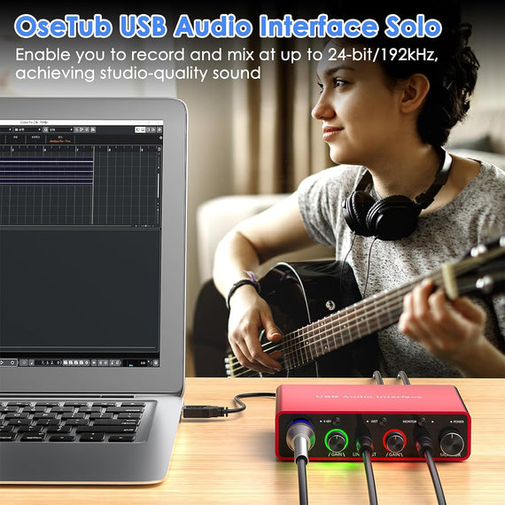 USB Audio interface solo 24bit/192kHz
