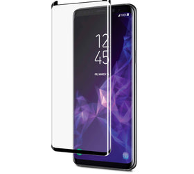 SKS-105 Skärmskydd för Samsung Galxy S9 3D Böjd glas Härdat glas 9H
