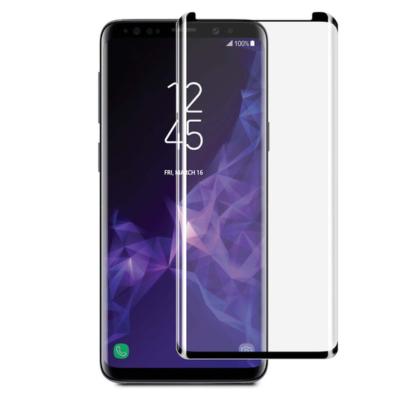 SKS-106 Skärmskydd för Samsung Galxy S9+ 3D Böjd glas Härdat glas 9H