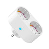Gosund Två vägs Smart Plug Trådlös Wifi 2,4GHz 2x16A med timer och enegiövervakning schemaläggning vit