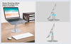 Swivel Laptop Stand, Adjustable Height Ergonomic Computer Stand,Notebook Holder Riser with 360 Rotating,