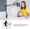 FIFINE T669 USB Mikrofonkit med kondensator mikrofon, bordsstativ popfilter stötfäste ljudkabel och tripod kompatibel med PS5