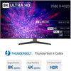 3m Thunderbolt 4 USB-C kabel 40Gbps 100W laddning 8K video kompatibel med USB 4 och Thunderbolt 3