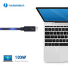 NÖRDIC 2,5m Thunderbolt 4 USB-C kabel 40Gbps 100W laddning 8K video kompatibel med USB 4 och Thunderbolt 3