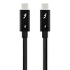 50cm Thunderbolt 4 USB-C kabel 40Gbps 100W laddning 8K video kompatibel med USB 4 och Thunderbolt 3