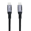 NÖRDIC 25cm Thunderbolt 4 USB-C kabel 40Gbps 100W laddning 8K video kompatibel med USB 4 och Thunderbolt 3