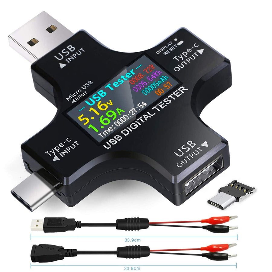 NÖRDIC USB digitaltester för att mäta strömflödet