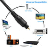 Toslink-Toslink digital fiber kabel 3m Optisk SPDIF kabel