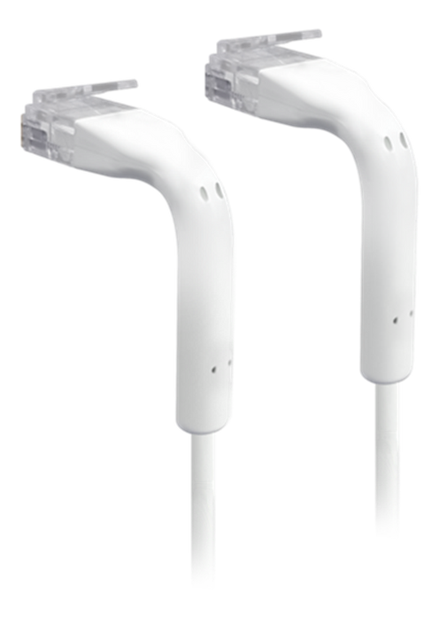 Ubiquiti UniFi Ethernet U/UTP Patch RJ45 Cable 5m böjbar ultratunn vit U-Cable-Patch-5M-RJ45