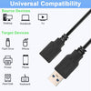 USB 2.0 Förlängningskabel USB A hane till USB A hone 1m 480Mbps