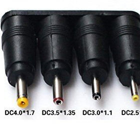 NÖRDIC 1m Strömkabel USB till DC med 5 kontakter USB DC POwer