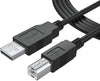 USB2.0 A hane till B hane kabel 2m