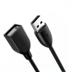 USB 2.0 Förlängningskabel USB A hane till USB A hone 1m 480Mbps