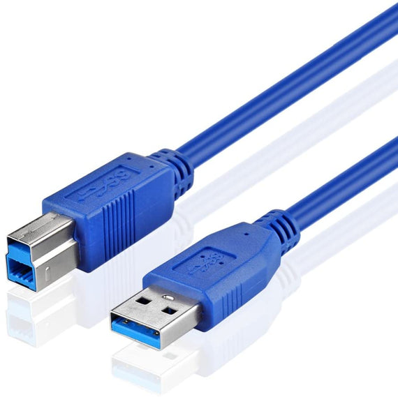 USB 3.1 kabel 1m USB A till USB B USB Super Speed skrivarkabel