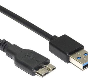 NÖRDIC USB 3.1 kabel USB A till USB Micro B 1m svart