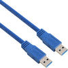NÖRDIC USB3.1 kabel typ A hane till typ A hane 5Gbps 1,8m USB3.0