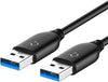 kabel 50Cm USB3.1 A hane till A hane 5Gbps Super Speed USB3.0