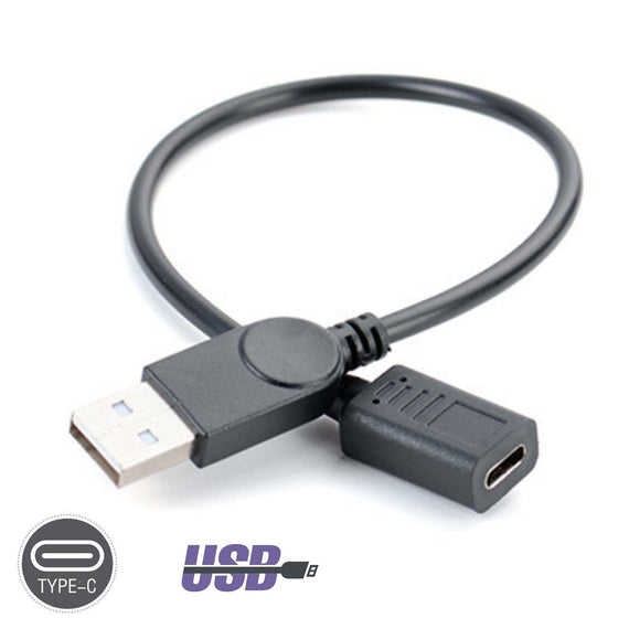 USB 3.0 hane till USB C hona adapter 15cm 5Gbps data överföringshastighet