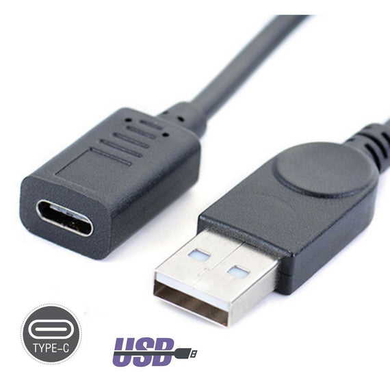 USB 3.0 hane till USB C hona adapter 15cm 5Gbps data överföringshastighet