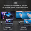 USB4 kabel 50cm 40Gbps data 8K video PD 100W kompatibel med Thunderbolt 3