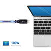 USB4 kabel 1m 40Gbps data 8K video PD 100W kompatibel med Thunderbolt 3