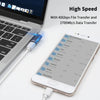 USB4 vinklad adapter hane till hona 40G 8K60Hz PD100W