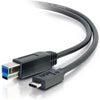 USB 3.1 kabel USB C till USB B 1m USB skrivarkabel