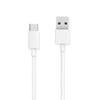 1m USB C 2.0 till USB A kabel 480Mbps vit