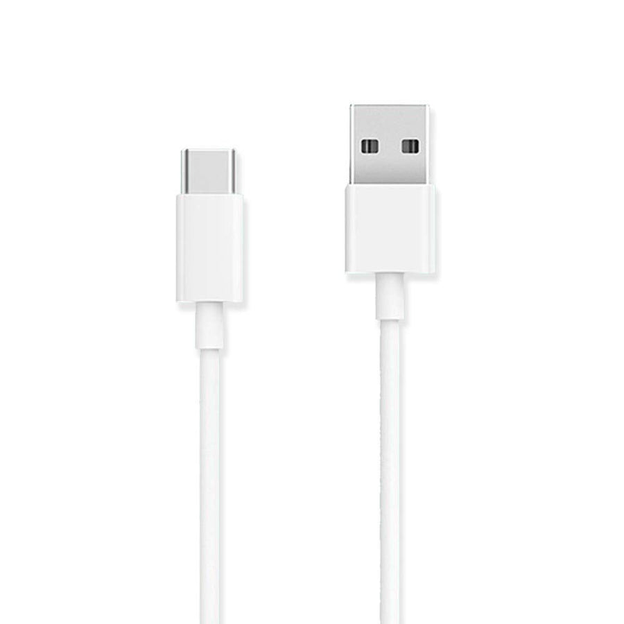 2m USB C 2.0 till USB A kabel 480Mbps vit