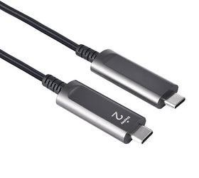 NÖRDIC 5m Aktiv AOC Fiber kabel USB 3.1 Gen2 Type C till Type C 4K 60Hz 10Gbps PD60W