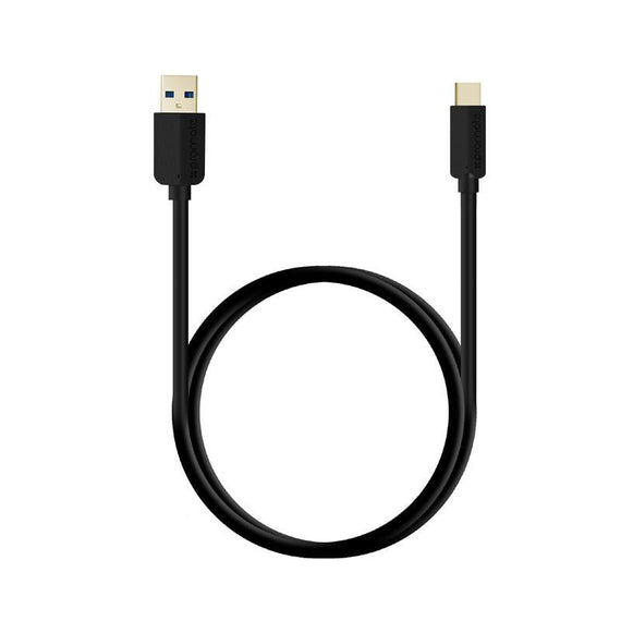 5m USB C 2.0 till USB A kabel 480Mbps svart