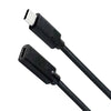 NÖRDIC 1m USB3.2 Gen2 SuperSpeed USB 10Gbps USB-C till C PVC förlängningskabel med Power Delivery 100W, 4K60Hz video och Emarker